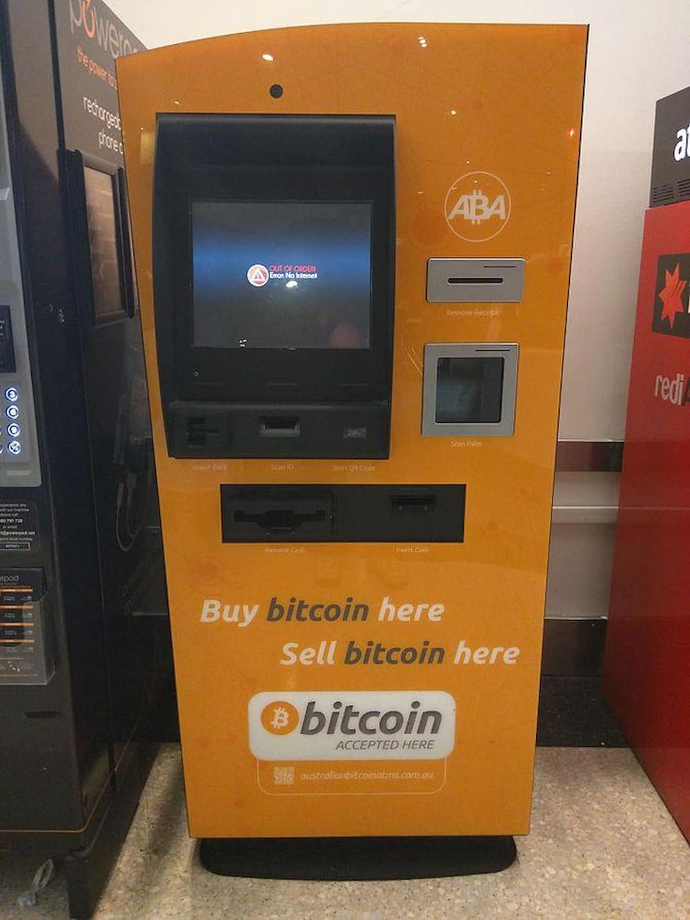 Mua Bitcoin bằng thẻ tín dụng hoặc thẻ ghi nợ thông qua Bitcoin ATM