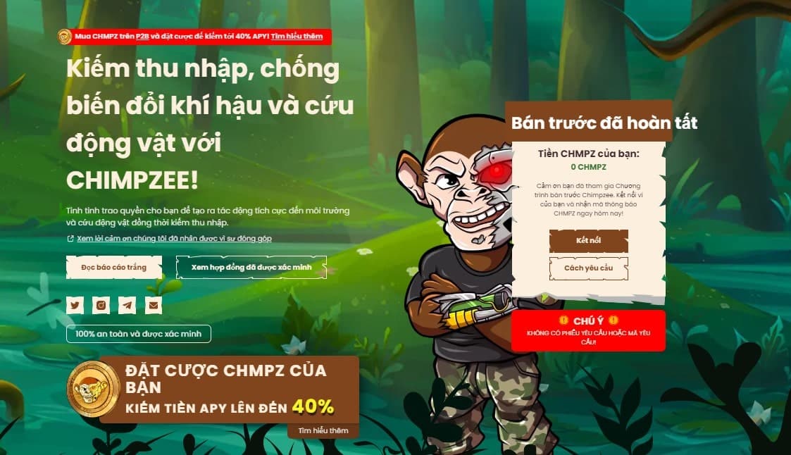 Chimpanzee - Crypto để mua