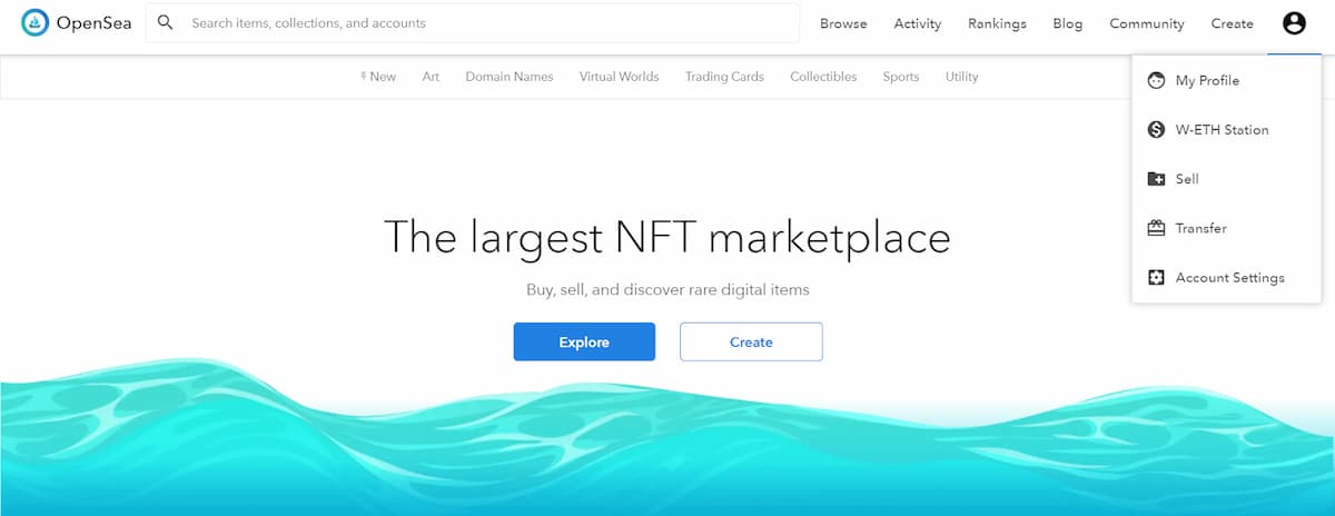 OpenSea -Thị trường NFT 