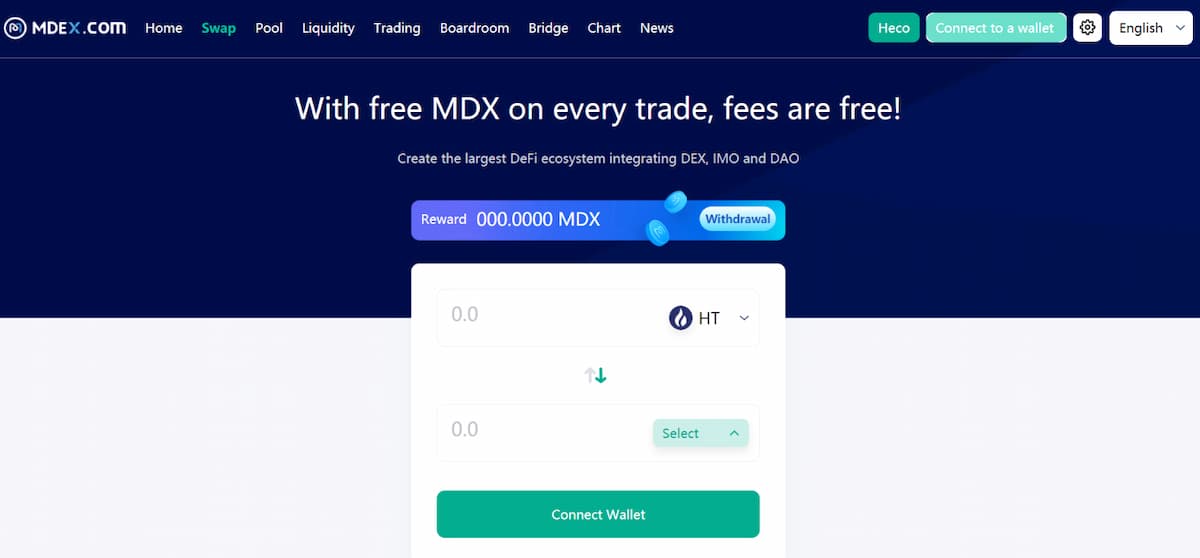 MDEX- sàn giao dịch phi tập trung hàng đầu