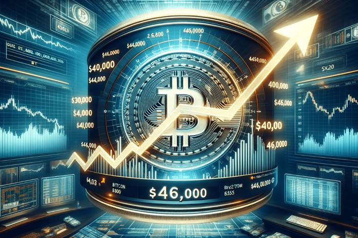 Giá Bitcoin vượt mốc $46.000 nhờ dòng